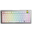 Glorious GMMK 3 Pro HE Wireless 75% Custom Gaming Keyboard - Pre-Built, ANSI (US), Fox HE Switches, Silver image number null