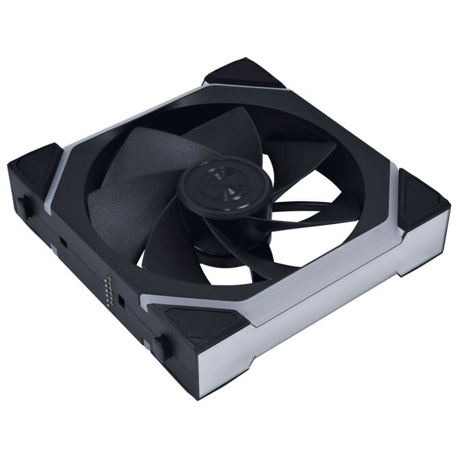 Lian Li UNI FAN SL FLEX Wireless PWM-L&uuml;fter, ARGB, Unendlichkeitsspiegel - Reverse Blade, 120mm, schwarz, 3er-Pack mit Controller image number 2