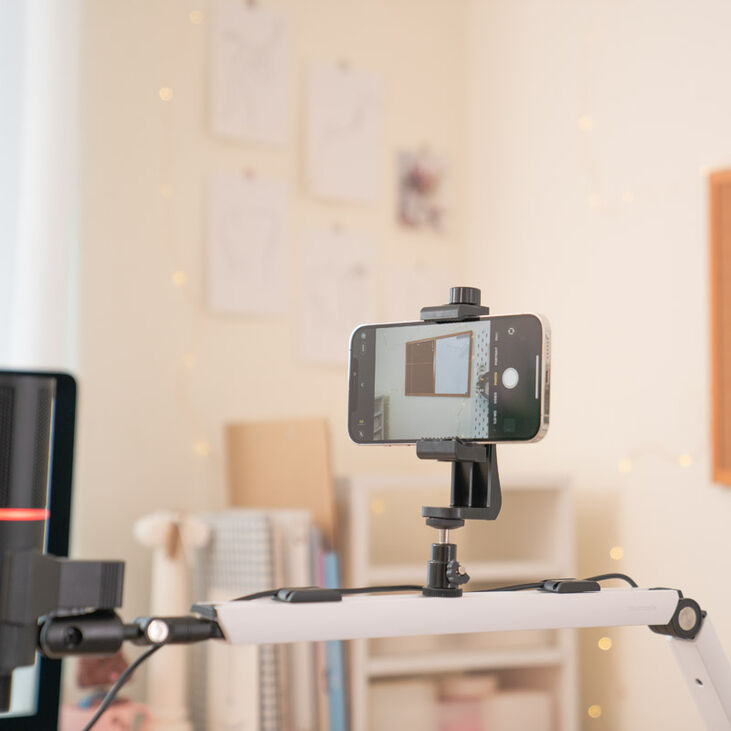 Streamplify MOUNT ARM, Microphone Arm with Table Clamp - white image number 9