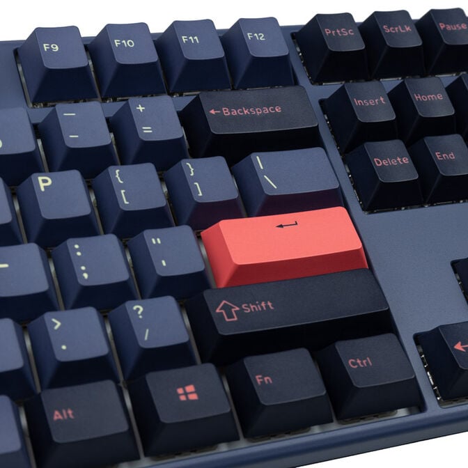 Ducky One 3 Cosmic Blue TKL Gaming Keyboard, RGB LED - MX-Speed-Silver (US) image number 5