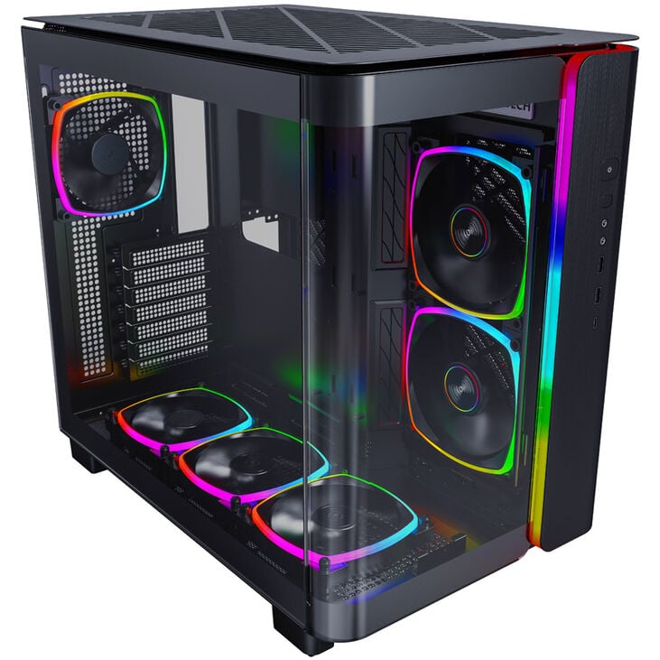 Montech KING 95 PRO Mid Tower, Tempered Glass, ARGB - Black image number 1