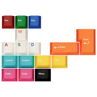 GMK Sample Mods Kit, ABS-Keycaps, Double-Shot, Cherry-Profil (CYL) - bunt