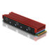 AXAGON CLR-M2 passive M.2 SSD heatsink - 2280, aluminium, red image number null