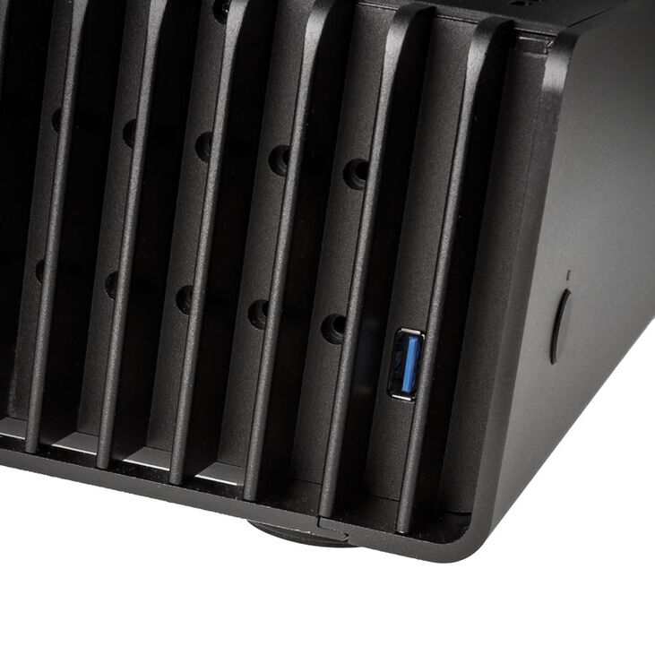 Streacom ST-FC9B Alpha Fanless HTPC Aluminium Gehäuse - schwarz image number 3