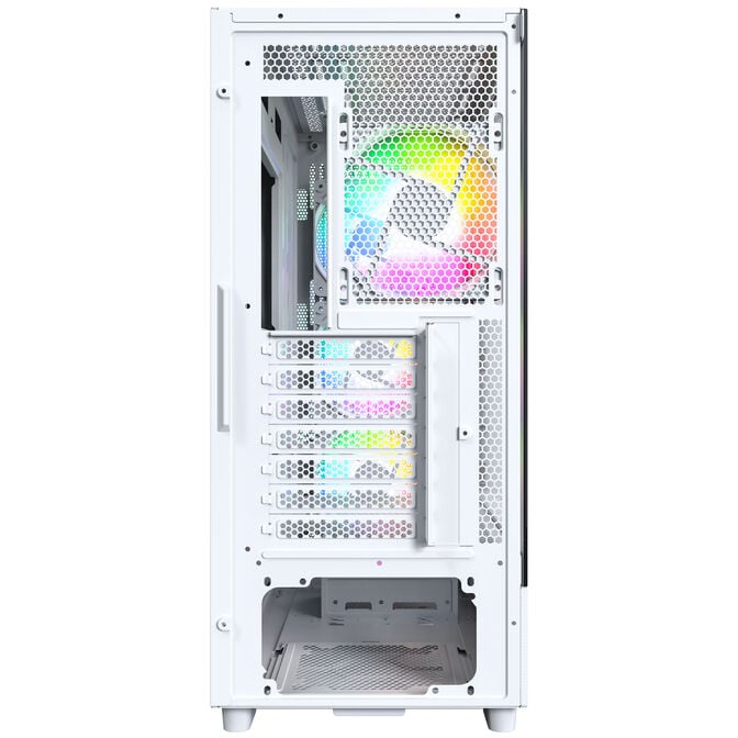 Montech X5 PC-Geh&auml;use, Midi-Tower, E-ATX, ARGB, Tempered Glass - wei&szlig; image number 5