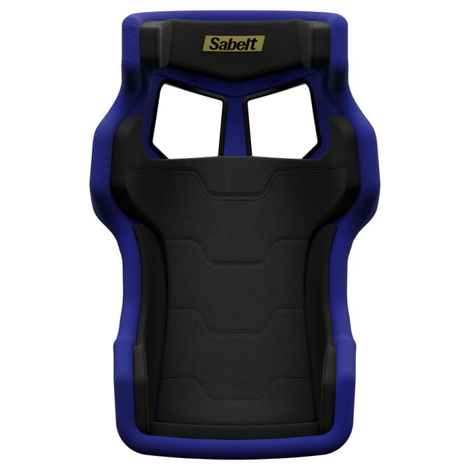 Sabelt SRX-1 Simracing-Rennsitz, Glasfaser-Schale, gepolstert - roayl black image number 2