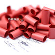 MDPC-X Pre-Cut Heat Shrink Tubing 4:1 Small - Light-Red, 50 Pieces image number null