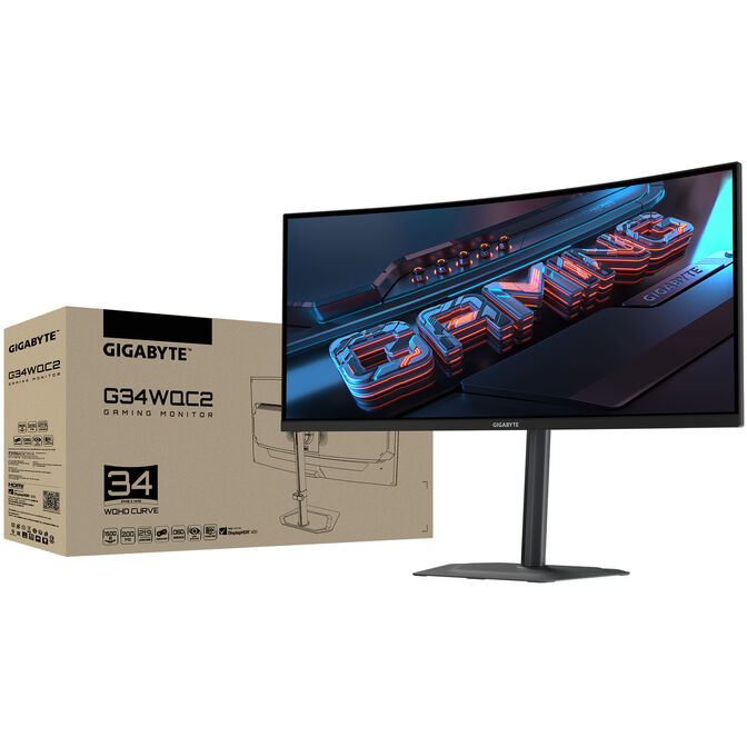 Gigabyte G34WQC2, 34 Zoll WQHD Gaming Monitor, 200Hz, VA-Panel, Freesync Premium image number 6