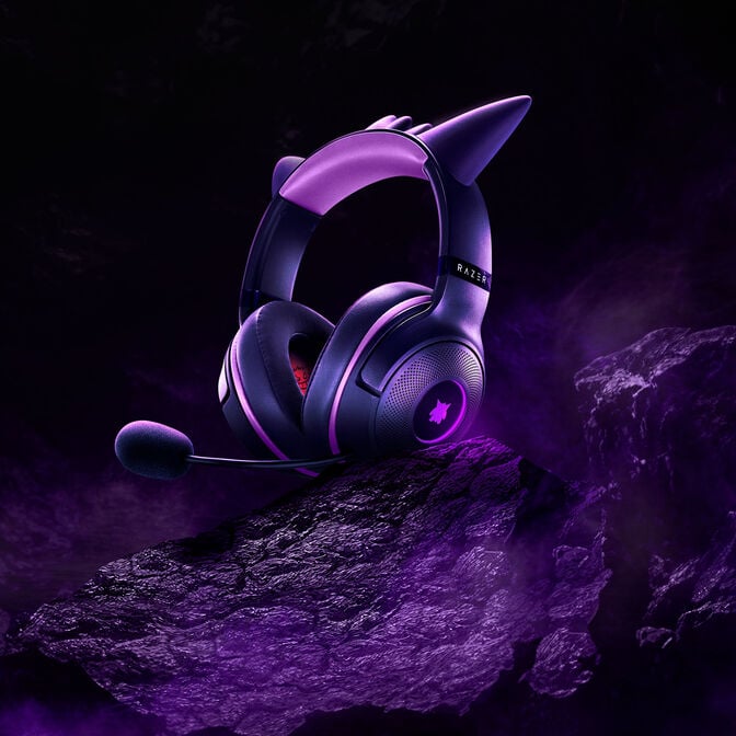 Razer Gaming Bundle - Kraken Kitty V2 Headset, Gigantus V2 Mauspad & Cobra Gaming Maus - Pok&eacute;mon Gengar Edition image number 9