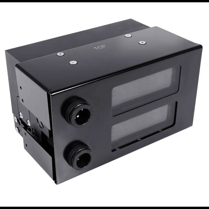 Alphacool ES 2U Ausgleichsbeh&auml;lter, f&uuml;r D5-Pumpen, mit Sensoren - schwarz image number 1
