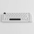 AKKO 5075B Gaming Keyboard, RGB – Lavender Purple Pro Switches, ISO DE/UK/Nordic, black & white image number null