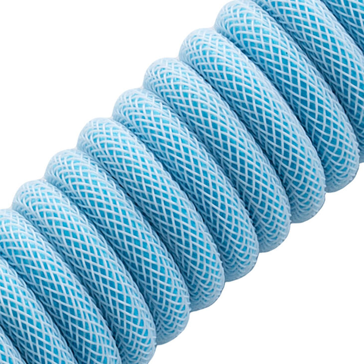 CableMod PRO Coiled Keyboard Cable USB-C zu USB Typ A, Blueberry Cheesecake - 150cm image number 1