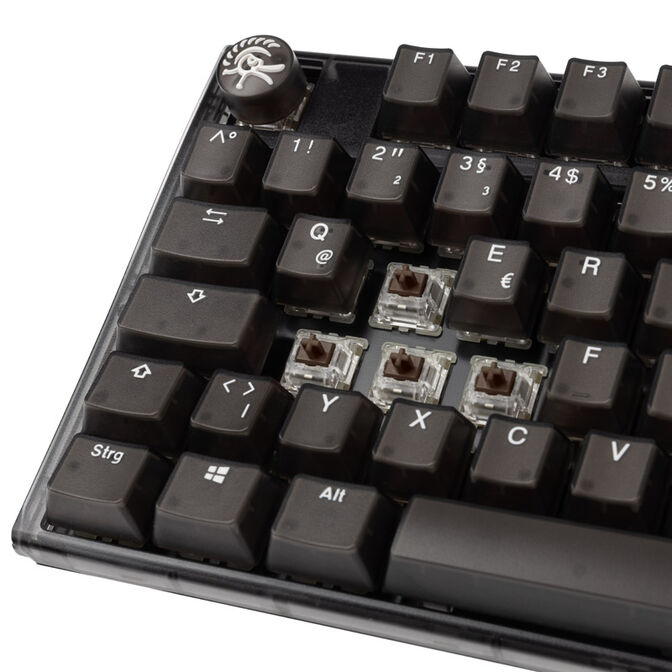 Ducky One 3 Aura Black TKL Gaming Keyboard, RGB LED - MX-Brown image number 4