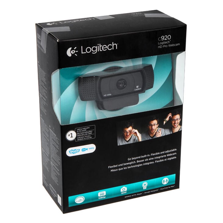 Logitech HD Pro Webcam C920 - black image number 4