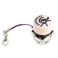 Ducky Wobbly Ducky Keychain - pink, dark blue
