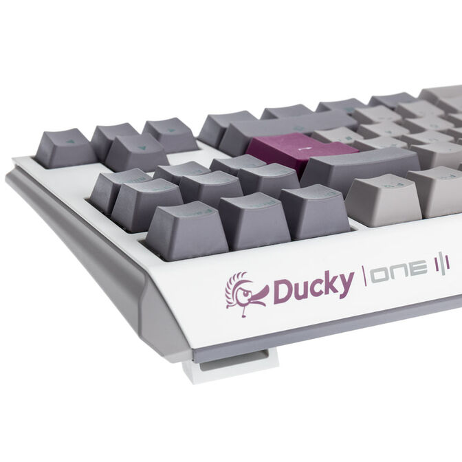 Ducky One 3 Mist Grey TKL Gaming Tastatur, RGB LED - MX-Ergo-Clear image number 6
