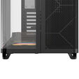 Corsair AIR 5400 LX-R LINK PC Case, Mid-Tower, Tempered Glass, RGB - includes 3x 120mm Fans, black image number null