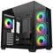 Cooler Master Elite 681 PC Case, Mid-Tower, ATX, Tempered Glass, RGB - including 4x 120mm ARGB Fans, Black