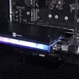 Alphacool Core M.2 NVMe PCIe 5.0 Liquid Cooler, ARGB - black image number null