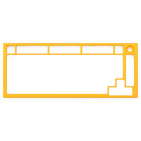 Glorious GMMK PRO Top Frame - golden yellow