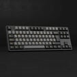 AKKO Black & Gold 5087S V1 Gaming Keyboard, RGB &ndash; Akko V3 Cream Blue Pro Switches, ISO DE, black & gold image number null