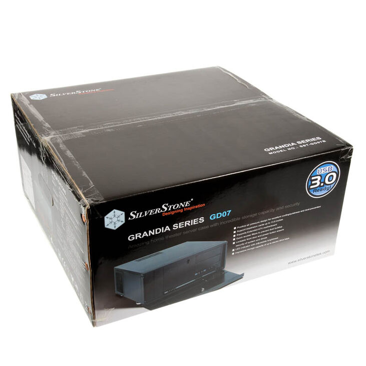 SilverStone SST-GD07B USB 3.0 Grandia Desktop - schwarz image number 8