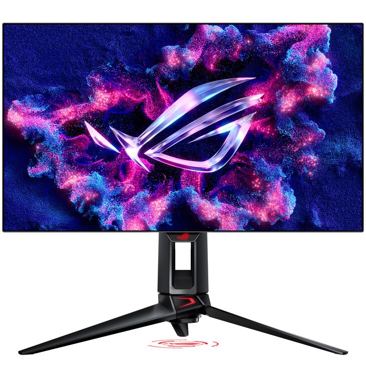 ASUS ROG Swift OLED PG27AQDP, 26.5 inch Gaming Monitor, 480 Hz, OLED, G-SYNC Compatible image number 1