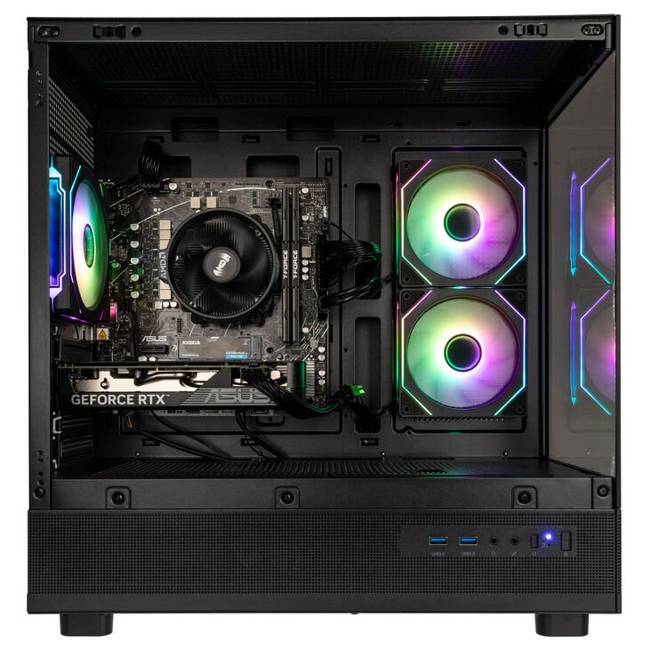 Gaming PC Nebulix, AMD Ryzen 5 8400F & GeForce RTX 4060 – Prebuilt System image number 2