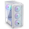 Endorfy Arx 500 ARGB PC Case, Mid Tower, ATX, Tempered Glass - including 4x 140mm ARGB Fans, White image number null