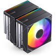 Jonsbo CB80 CPU cooler, dual-tower, 2 x 120mm, PWM, RGB - black image number null
