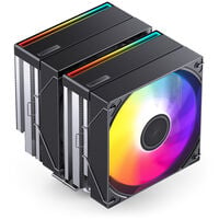 Jonsbo CB80 CPU-K&uuml;hler, Dual-Tower, 2 x 120mm, PWM, RGB - schwarz