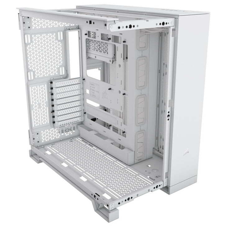 Corsair 6500X Midi-Tower, Tempered Glass - weiß image number 6