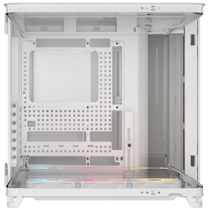 Corsair AIR 5400 RS-R ARGB PC Case, Mid Tower, Tempered Glass, RGB - includes 3x 120mm Fans, white image number 3