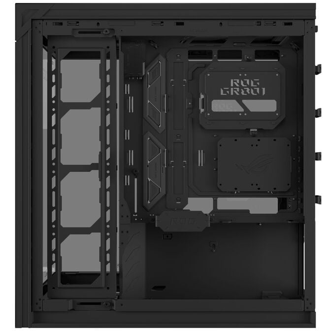 ASUS ROG Cronox GR801 PC-Geh&auml;use, Big-Tower, E-ATX, ARGB, Tempered Glass - schwarz image number 8