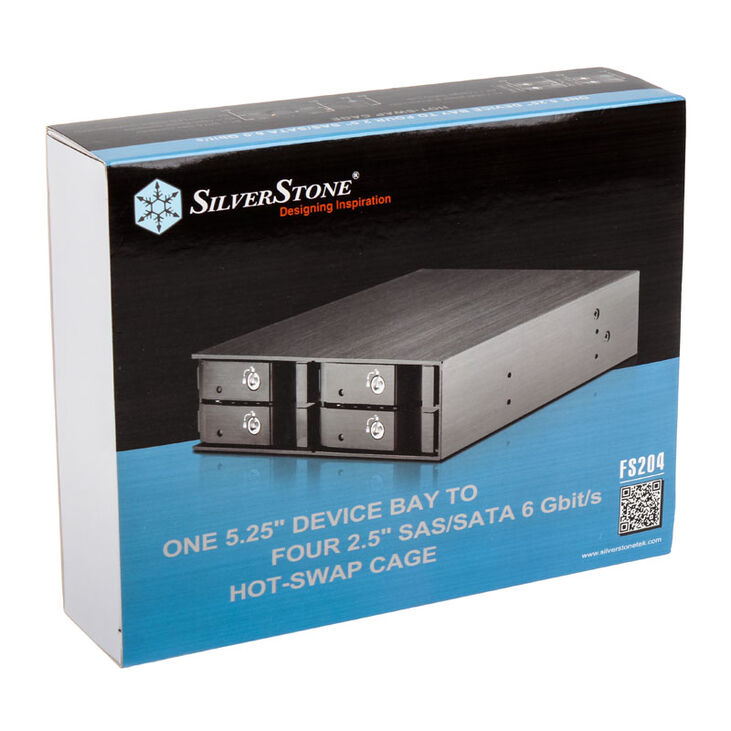 SilverStone SST-FS204B 5.25-inch hot-swap for 4x 2.5-inch HDD/SSD image number 5