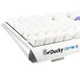 Ducky One 3 Classic Pure White Gaming Keyboard, RGB LED - MX-Clear image number null