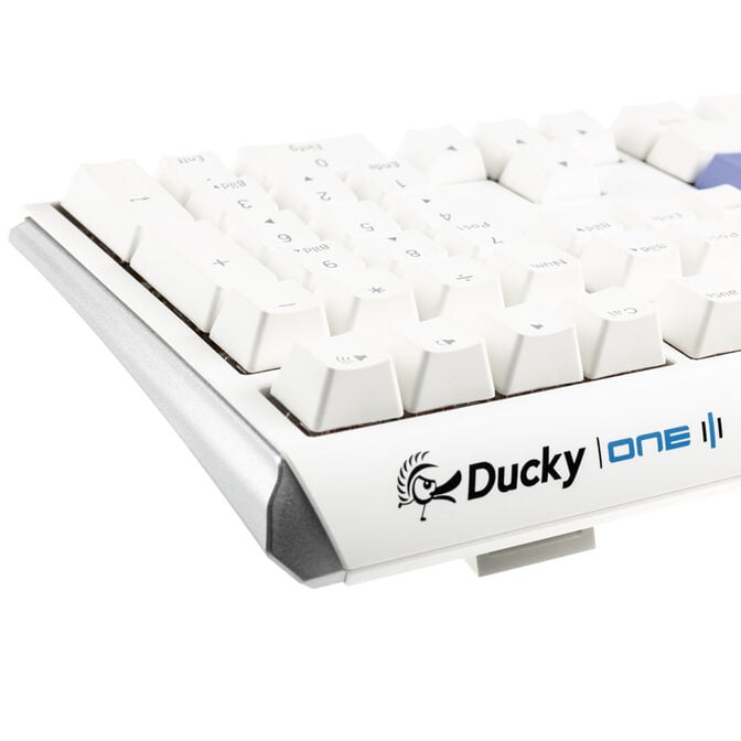 Ducky One 3 Classic Pure White Gaming Keyboard, RGB LED - MX-Clear image number 6