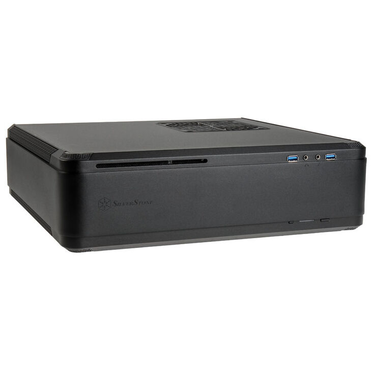 SilverStone SST-FTZ01B Fortress Mini-ITX Gehäuse - schwarz image number 0