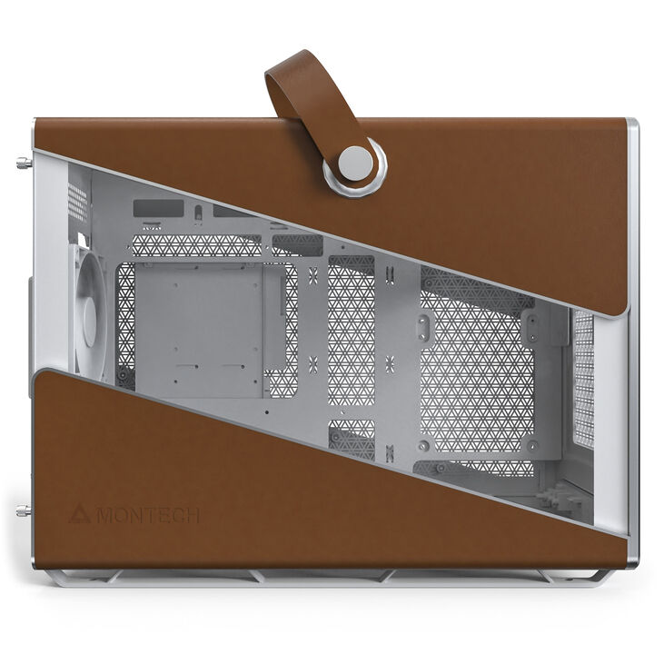 Montech HERITAGE PRO PC case, Mid Tower, ATX, Tempered Glass - white image number 2