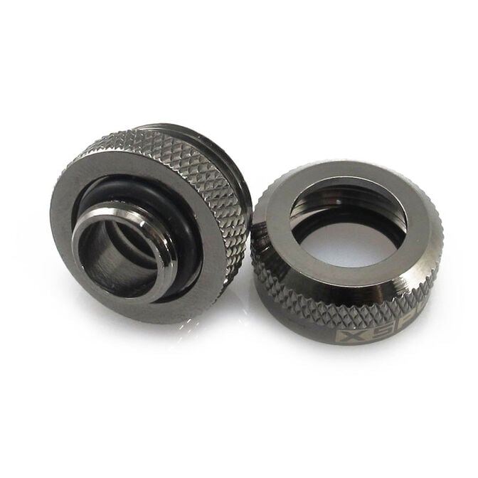 XSPC Anschluss G1/4" auf 14mm Hardtube, schwarz chrome - 8 St&uuml;ck image number 4