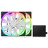NZXT Aer RGB 2, PWM-Lüfter, 140mm, 2er Pack - weiß image number null