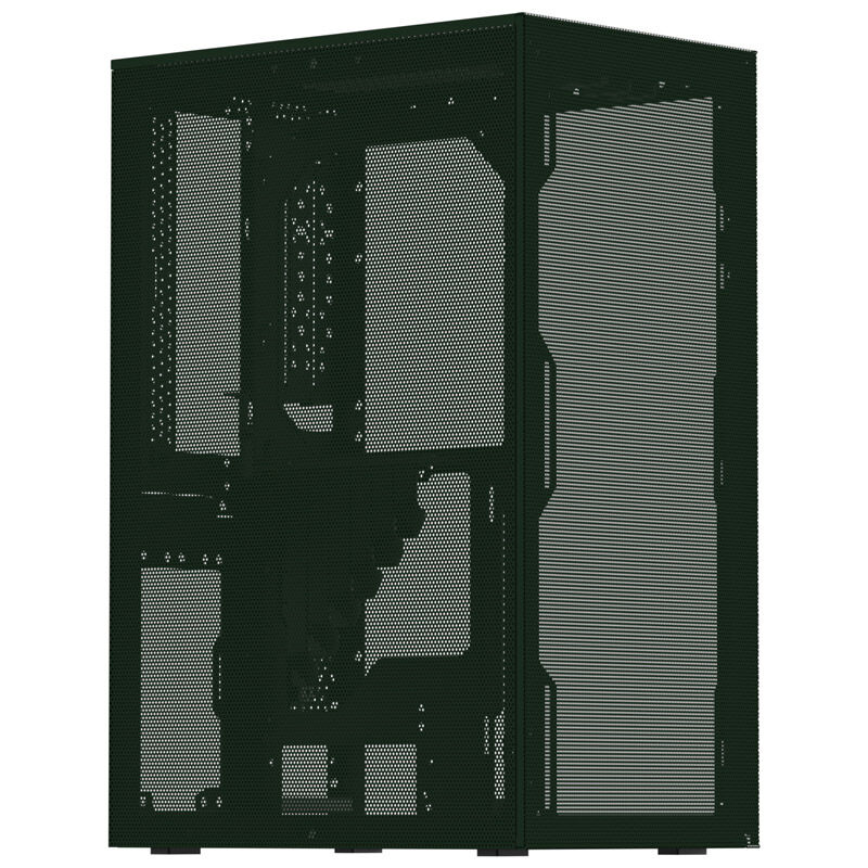 Ssupd Meshroom S V2 Mini ITX Gehäuse, PCIe 4.0 - grün