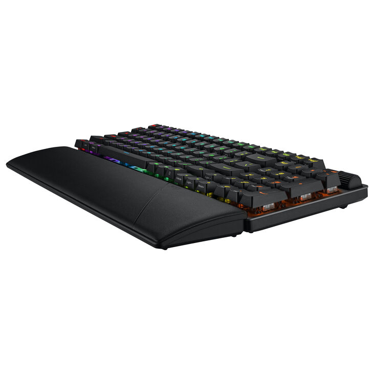 ASUS ROG Strix Scope II 96 RX Wireless Gaming Tastatur, 96%, RGB - schwarz, ROG RX RED image number 6