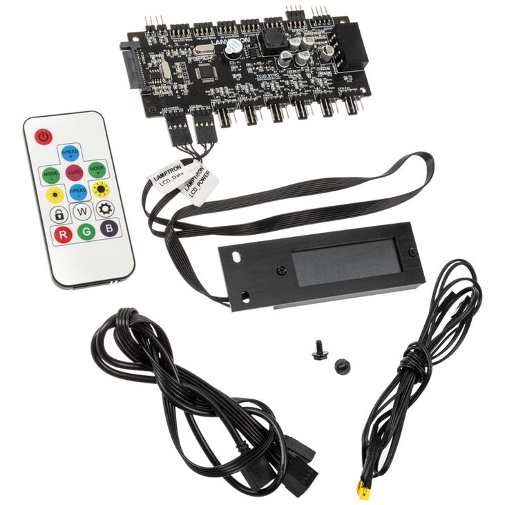 Lamptron TC20 Sync Edition PWM-Lüftersteuerung und RGB-Controller  - PCI, schwarz image number 4