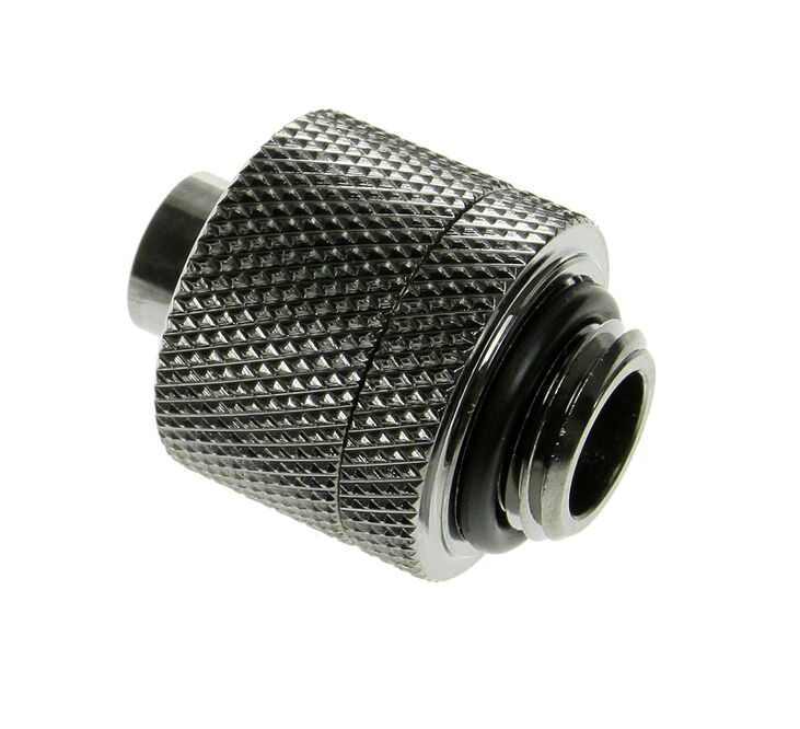 Bitspower Anschluss gerade G1/4 Zoll AG auf 16/10mm - schwarz glänzend image number 1
