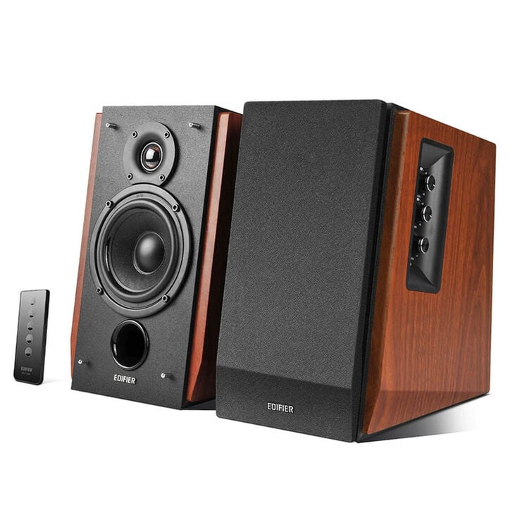 Edifier R1700BT 2.0 Bluetooth Regallautsprecher (Paar) - schwarz/braun image number 2