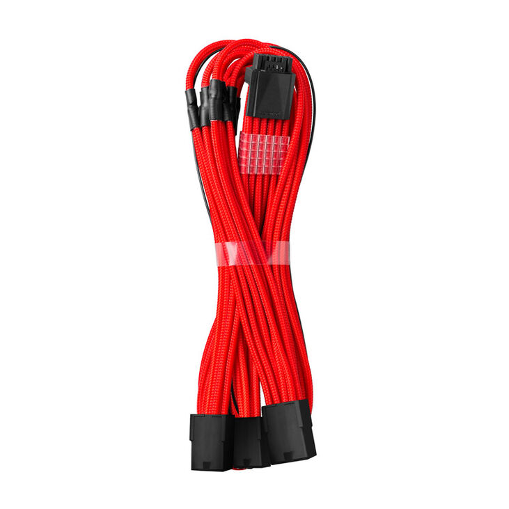 CableMod PRO ModMesh 12VHPWR auf 3x PCI-e Kabel - 45cm, rot image number 0