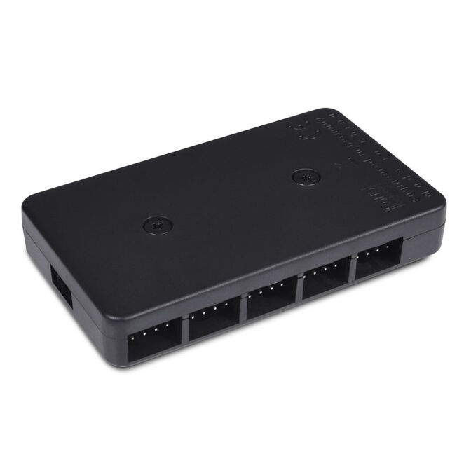 Alphacool Core 10x 4-Pin PWM Splitter - schwarz image number 1