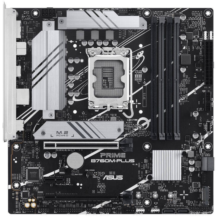ASUS Prime B760M-Plus, Intel B760 Mainboard, Sockel 1700, DDR5 image number 2