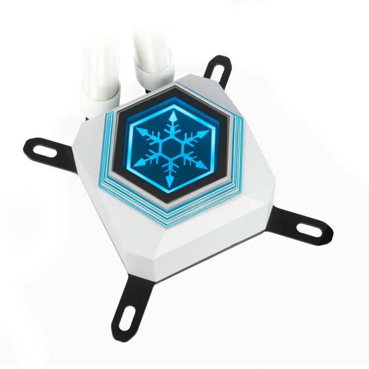 SilverStone Permafrost PF360-ARGB, V2 AIO Cooler, White - 360 mm image number 2